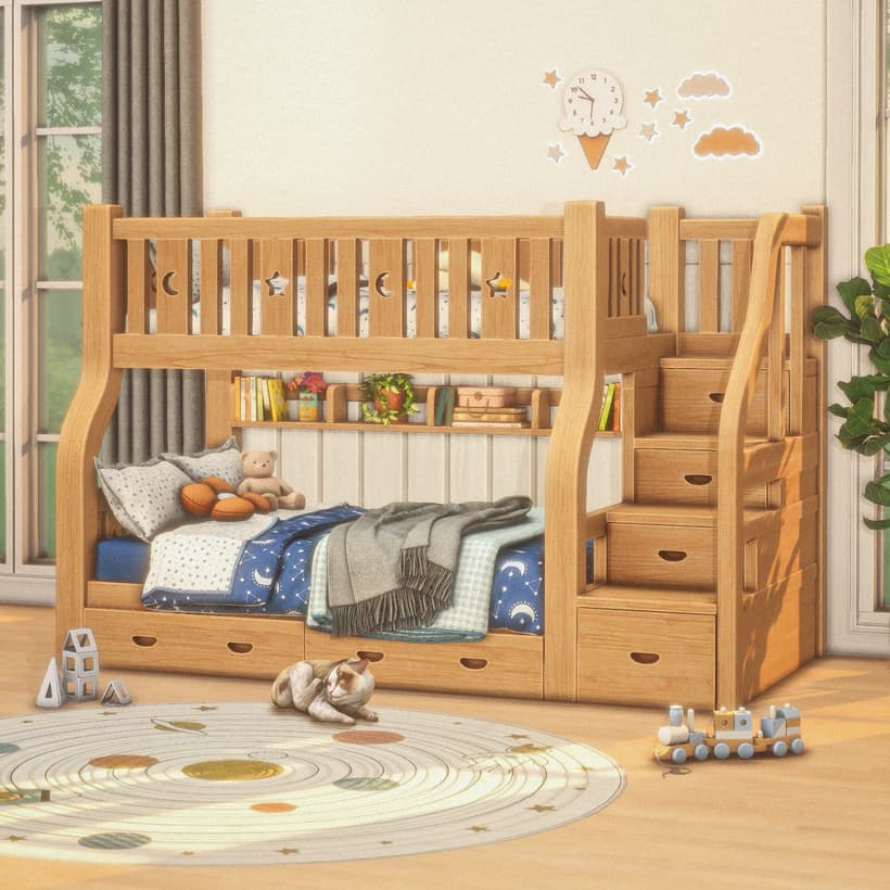 Галерея мода Двухуровневая кровать MilkyWay Bunk Bed #1